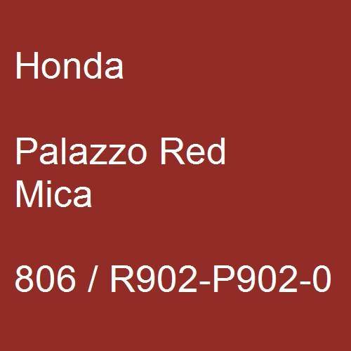 Honda, Palazzo Red Mica, 806 / R902-P902-0.